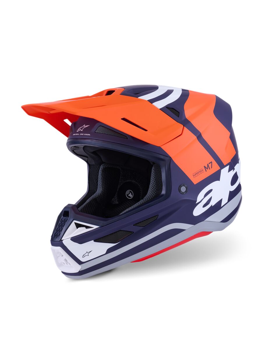 Alpinestars Casque SM7 Core Oran/blue XL