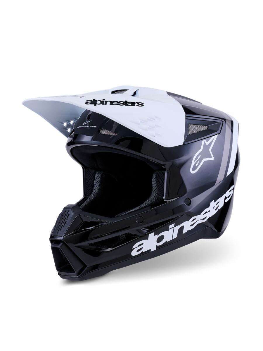 Alpinestars Casque SM3 Radium Blk/wh/gy L