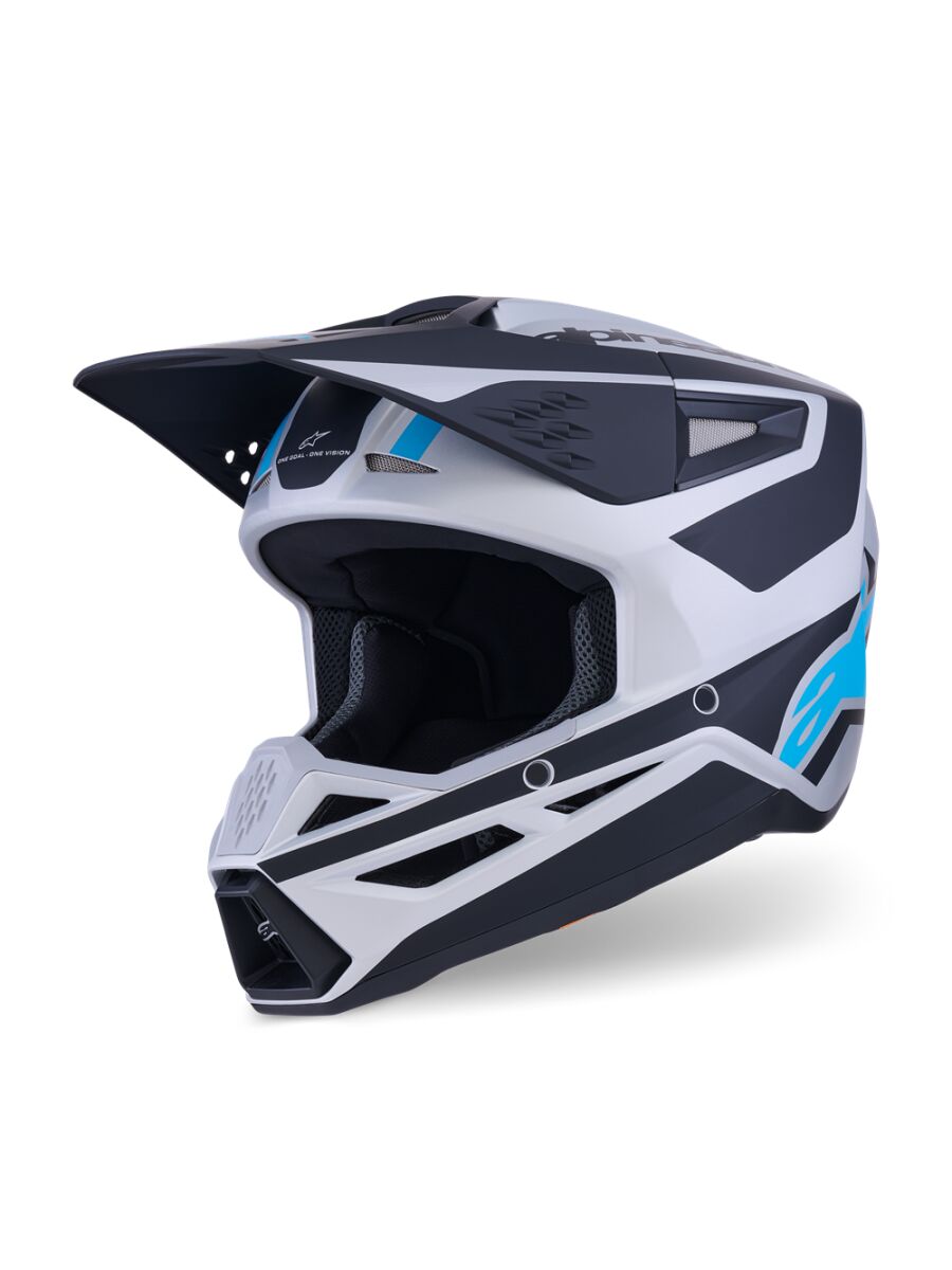 Alpinestars Casque SM3 Heat Silv/bl/blk L