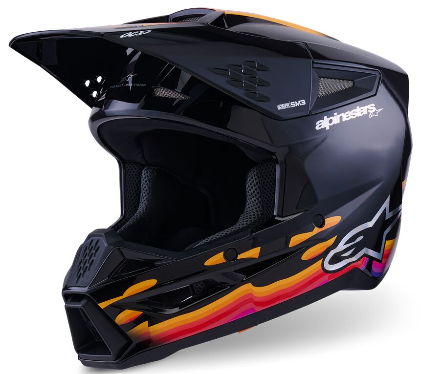 Alpinestars Casque SM3 Force Black-gloss 2