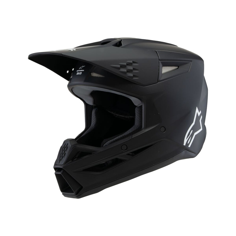 Alpinestars Casque Yth SM3 Solid Noir Ym