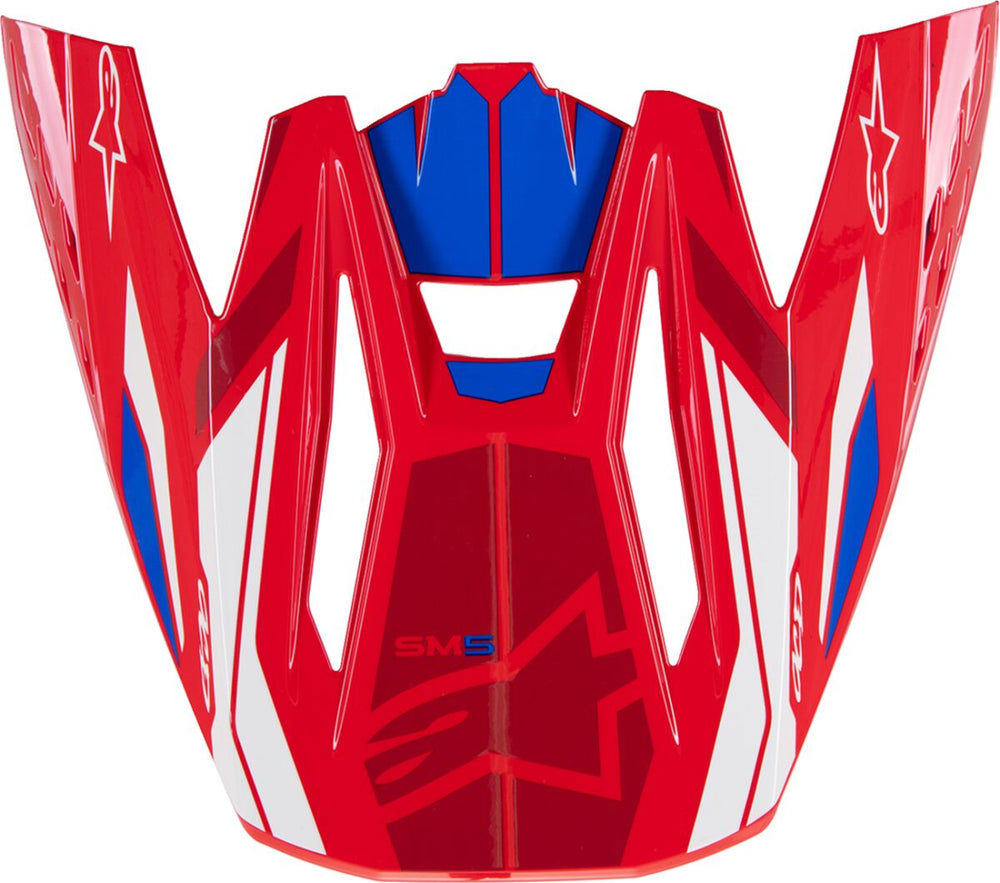 Alpinestars Visière SM5 ACT2 RD/BL