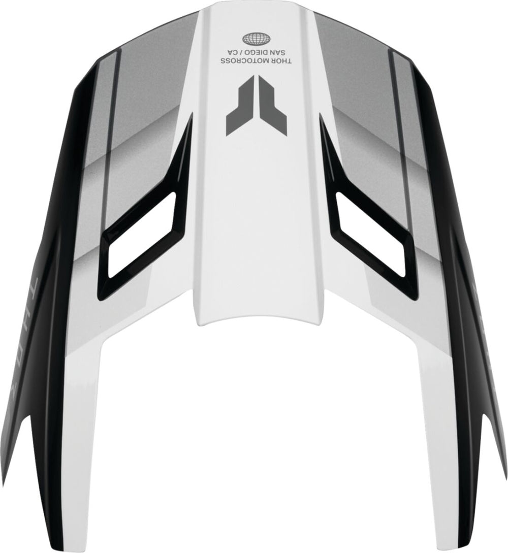 Thor Visière Kit Fleet Defy BK/WH L-2