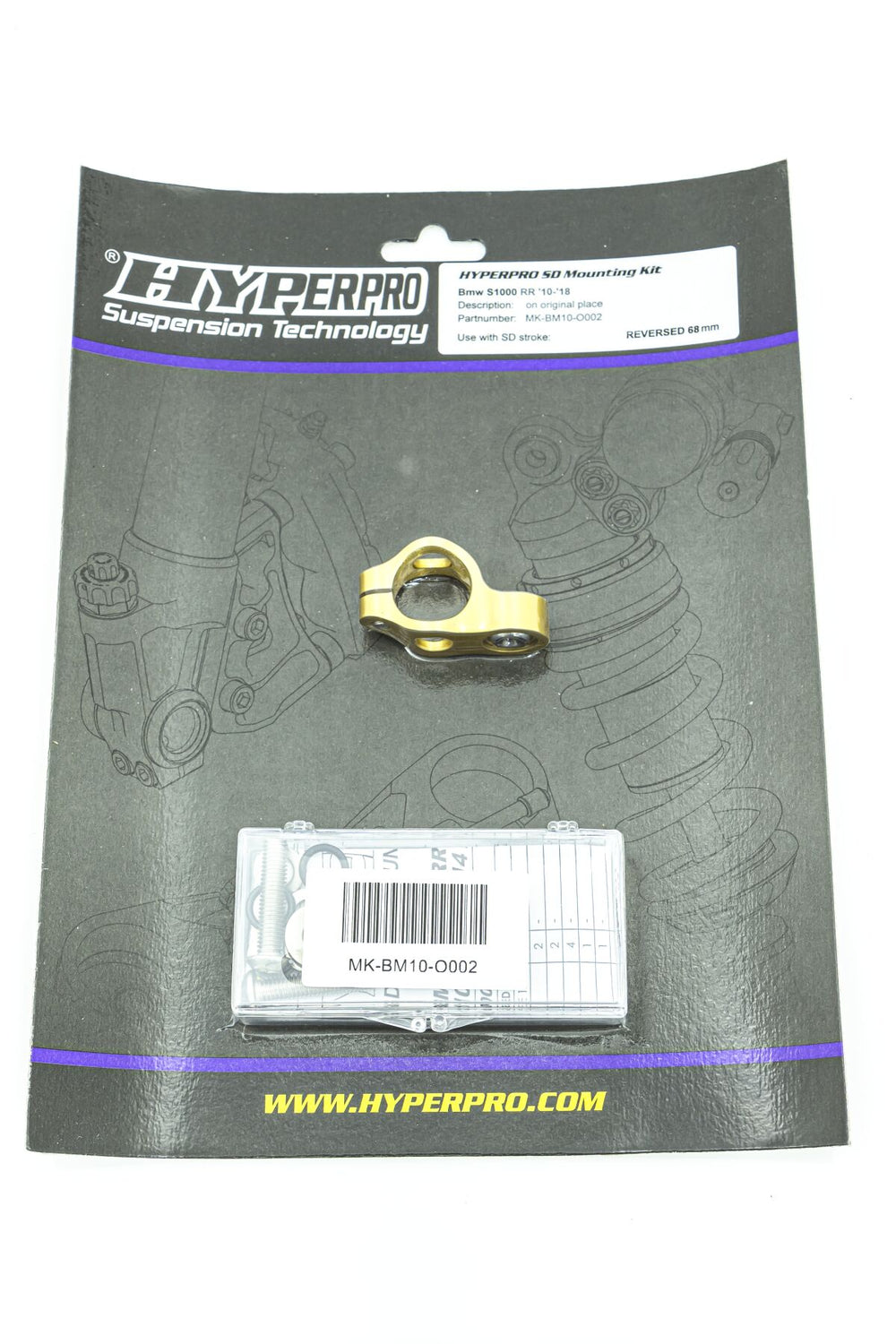 Hyperpro SD Support Kit Doré BMW S 1000