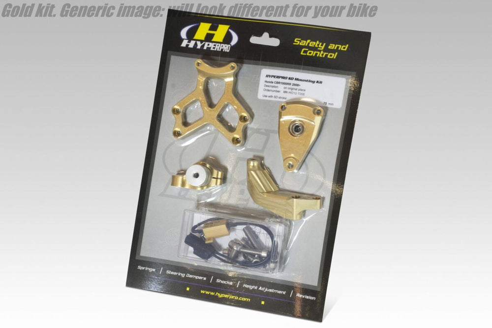 Hyperpro SD Support Kit Doré Aprilia Tuo