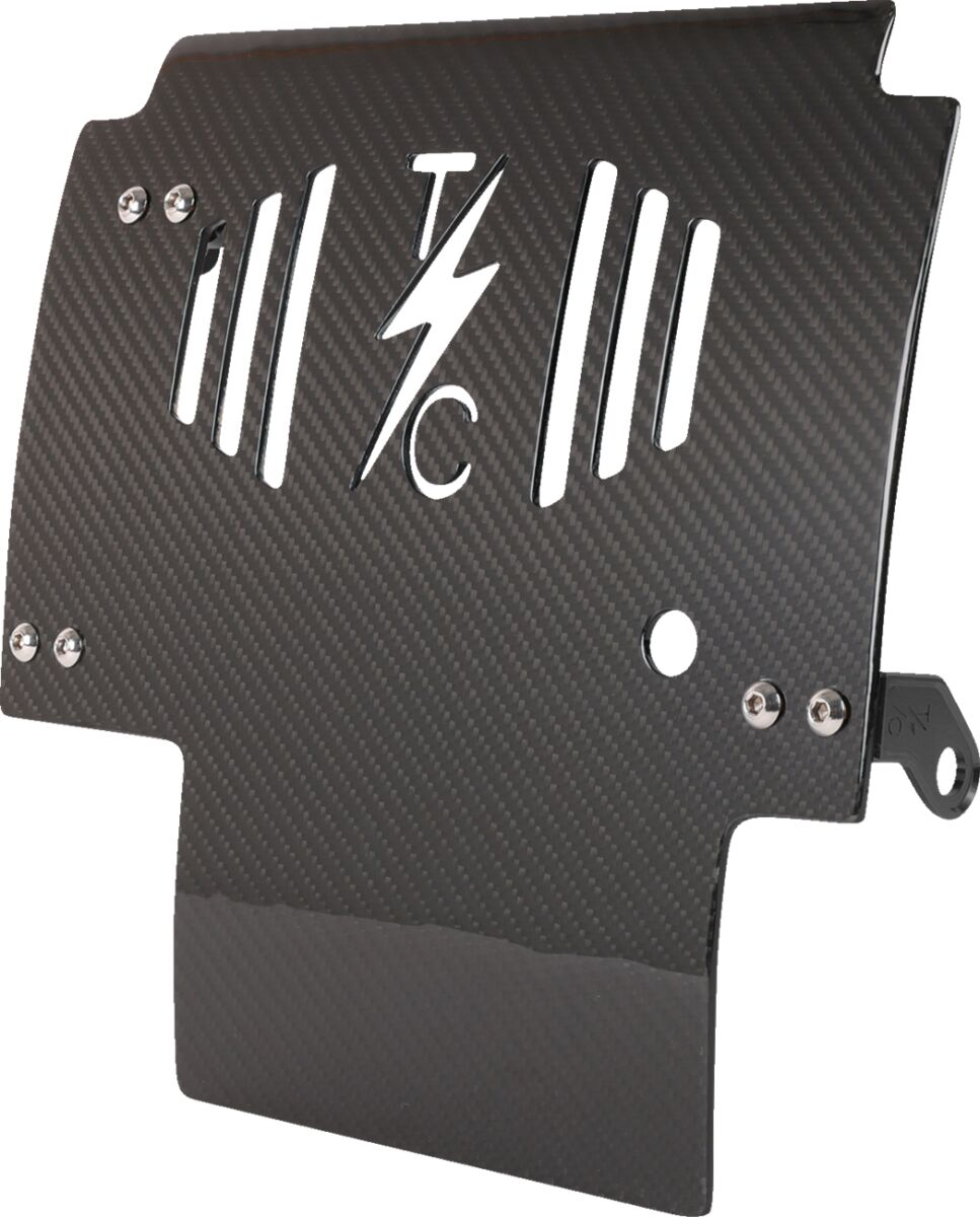 Thrashin Supply Plaque Skid Carbone Gloss avec Blac