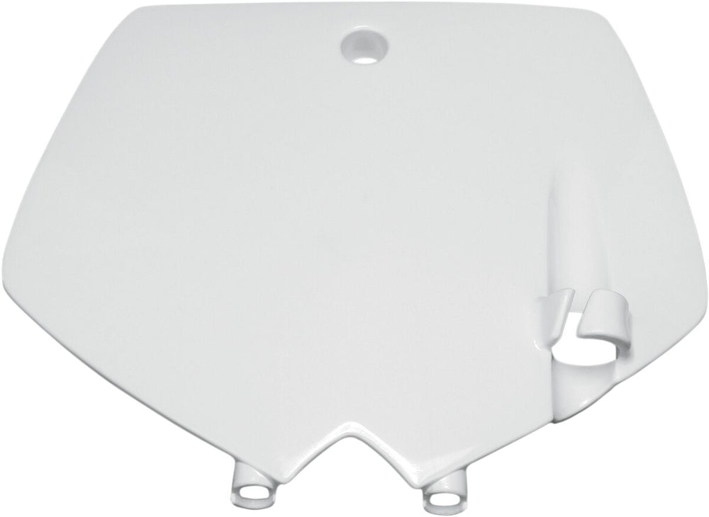 UFO Plaque FRT KTM65 WHT