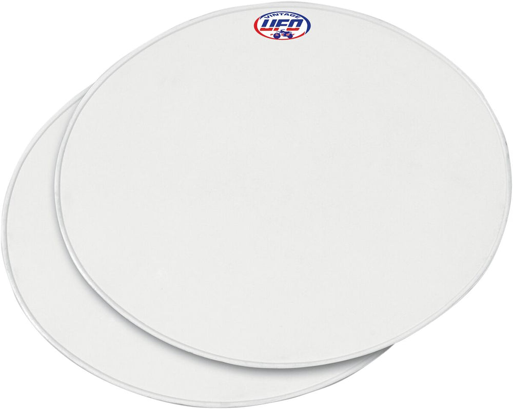 UFO Uni Oval Plaque WH 2PC