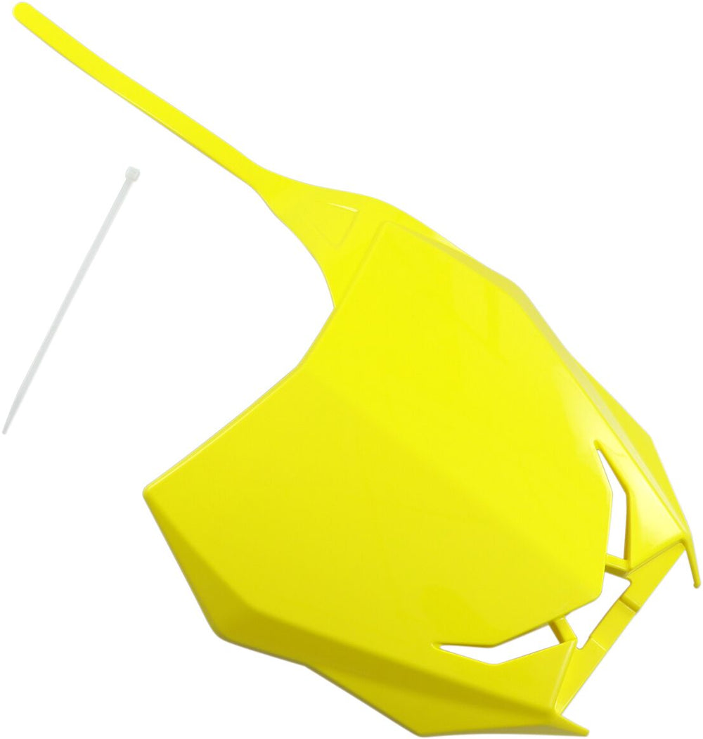 UFO Plaque FRT RMZ450 18- Yellow