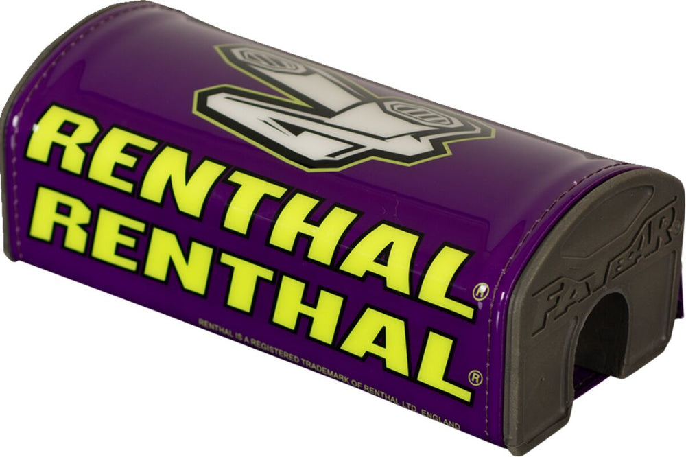 Renthal Fatbar Plaquette Purple Yellow