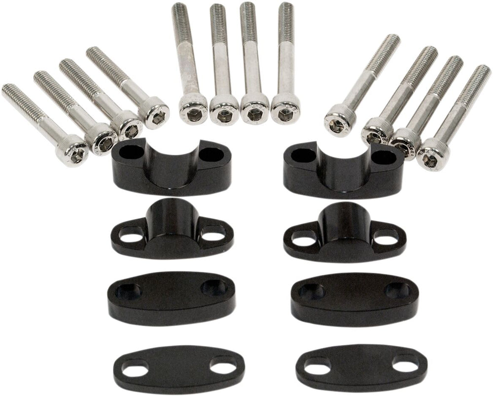 Emgo Rehausse Kit Guidon 7/8 Noir