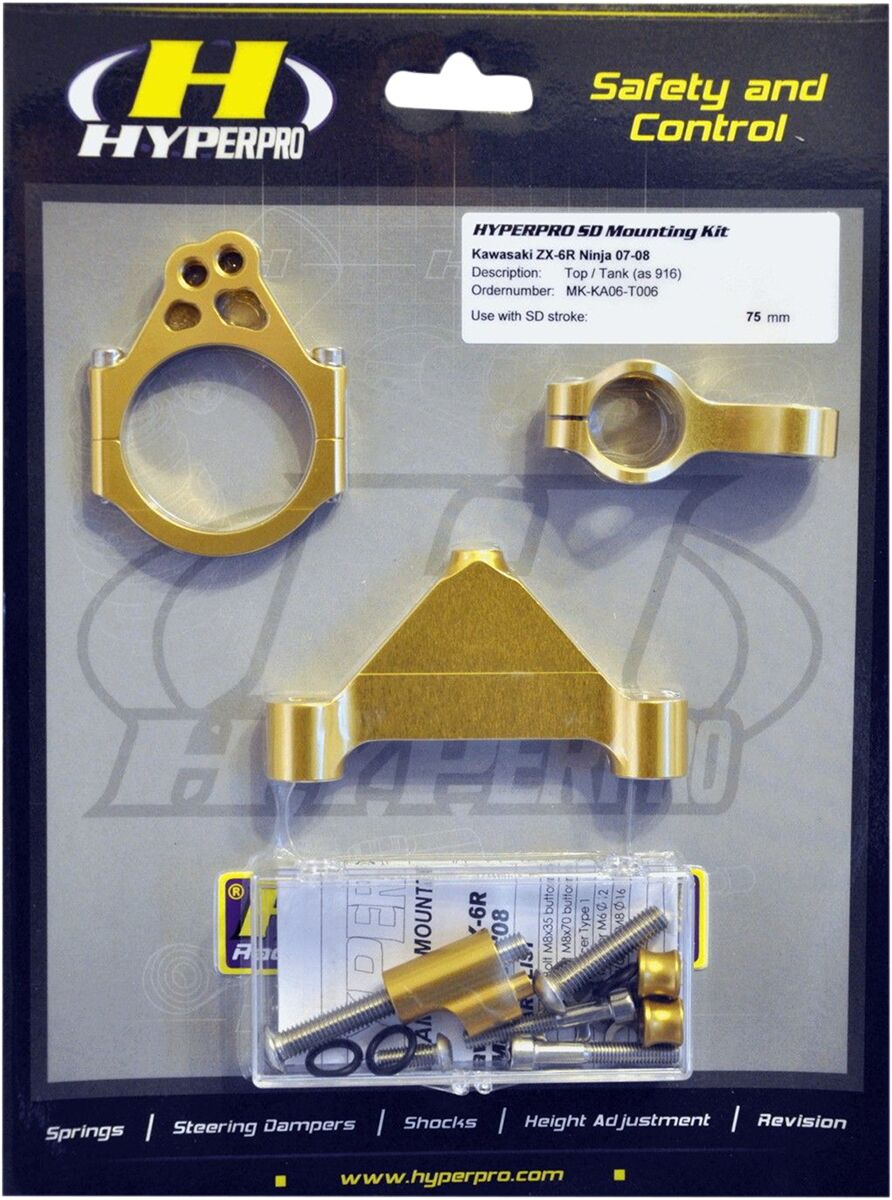 Hyperpro SD Support Kit Doré Kawasaki Ve