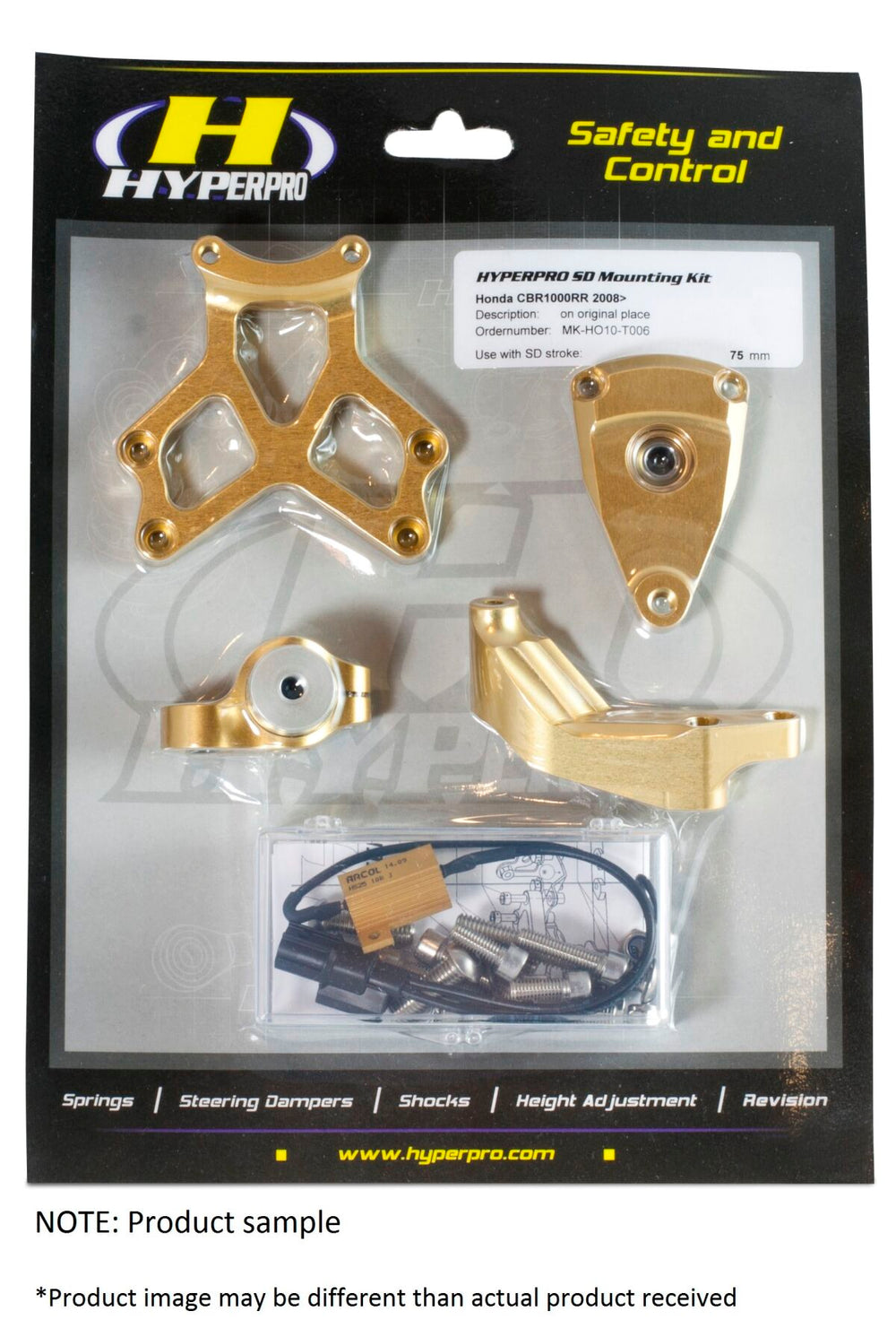 Hyperpro SD Support Kit Doré Yamaha FZ-1