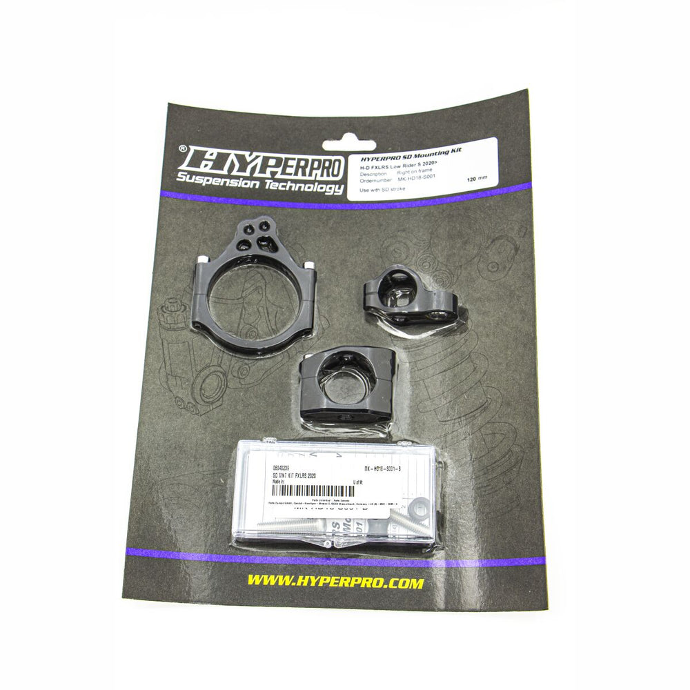 Amortisseur de direction Hyperpro SD Support Kit Noir HD FXLRS S — réf 06040239
