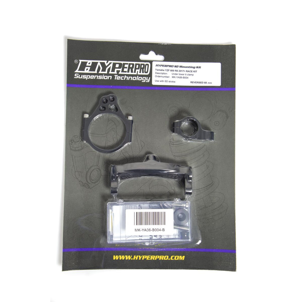 Amortisseur de direction Hyperpro SD Support Kit Noir Yamaha YZF pour Yamaha YZF-R6 600 — réf 06040258