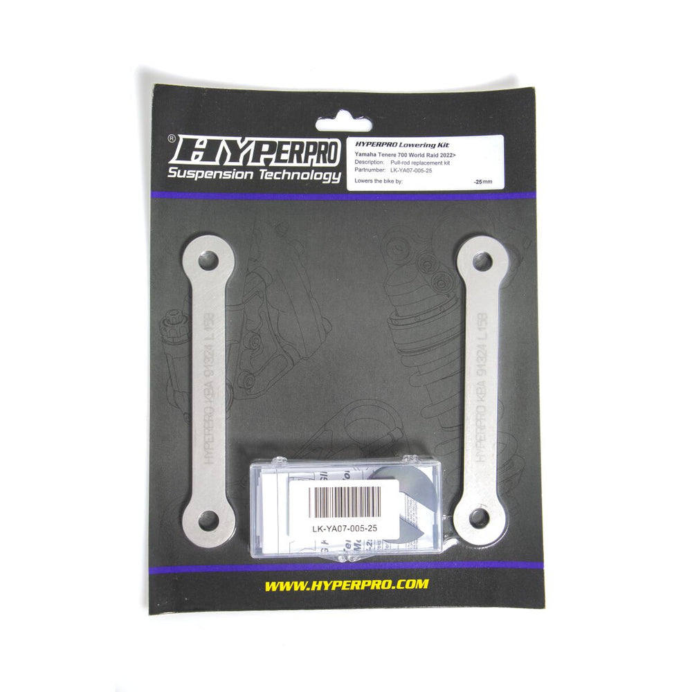 Amortisseur de direction Hyperpro LOW Kit -25MM TEN700 World pour Yamaha XTZ 690 et XTZ 700 D — réf 06040263