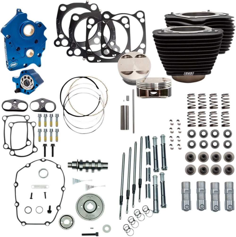 S&S Cycle Pack Puissance 128" pour M8 114"/117" Refroidi par Huile