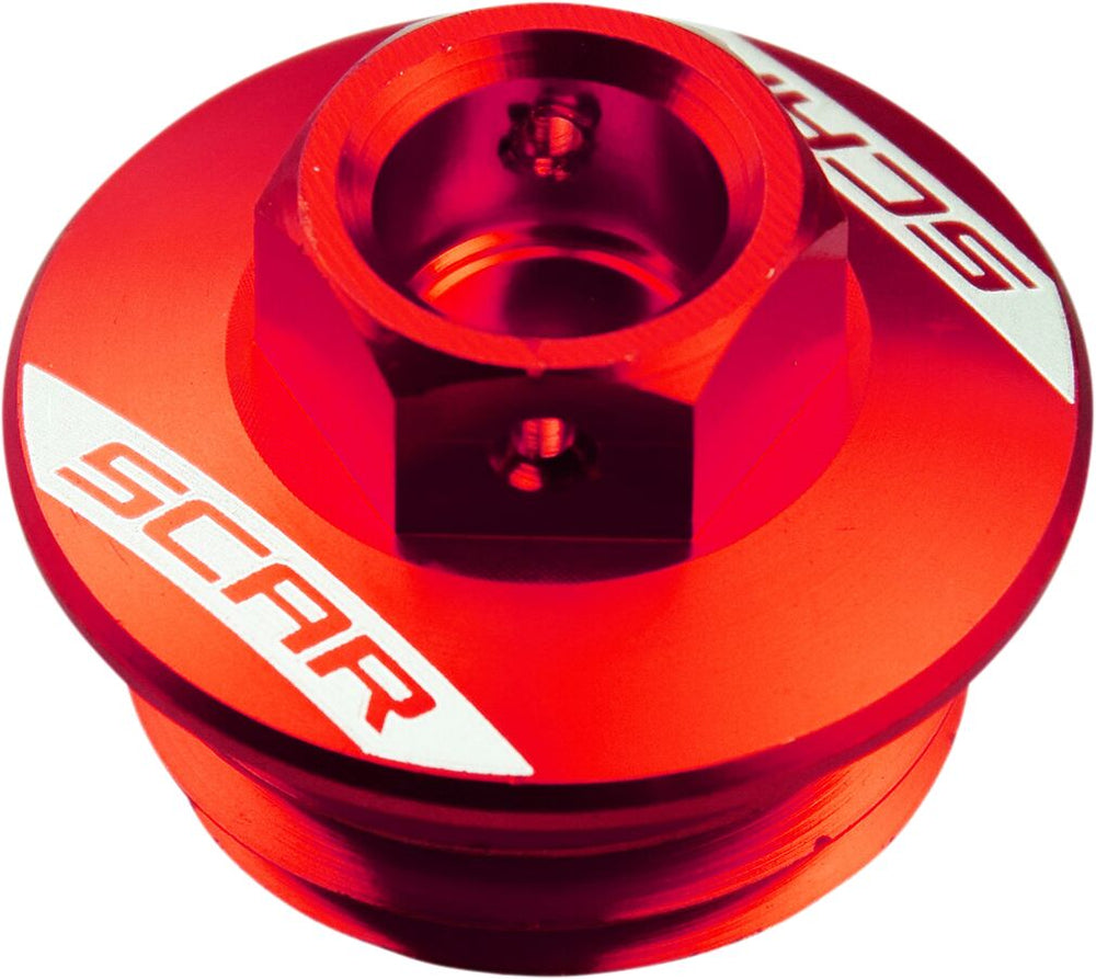 Scar Huile Filler Bouchon Rouge