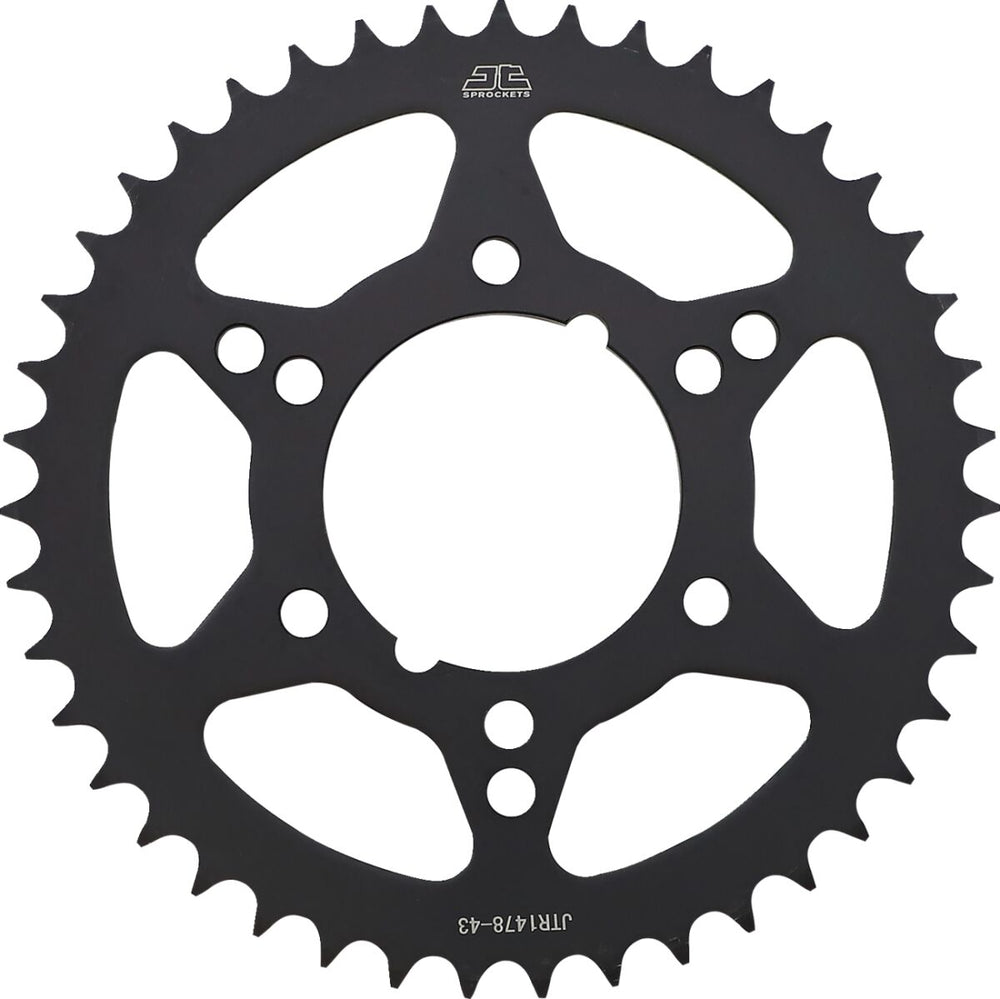 Couronne acier JT Sprockets Pignon Arrière 43T 520 pour Kawasaki GPZ 400, GPZ 550, ZX 1000 et 11 autres modèles — réf 12100412