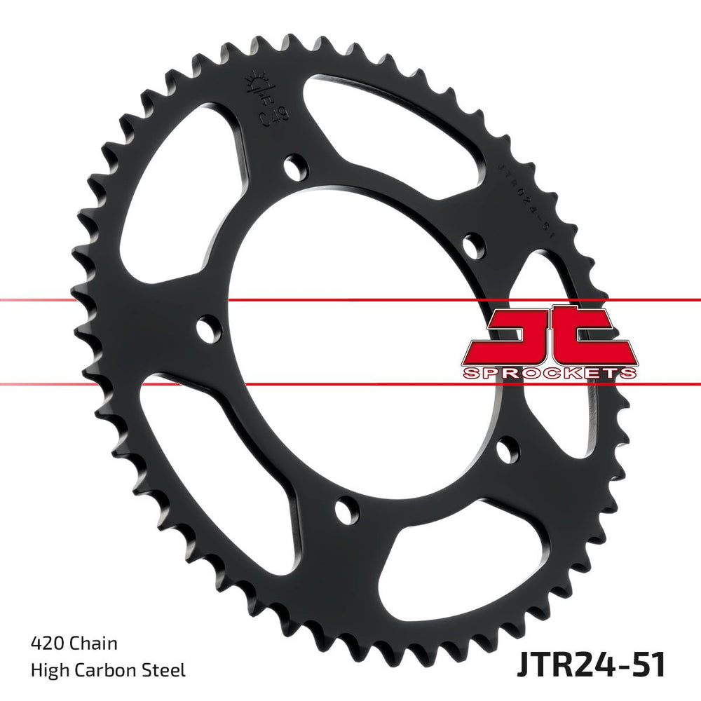 JT Sprockets Pignon Arrière 51T 420