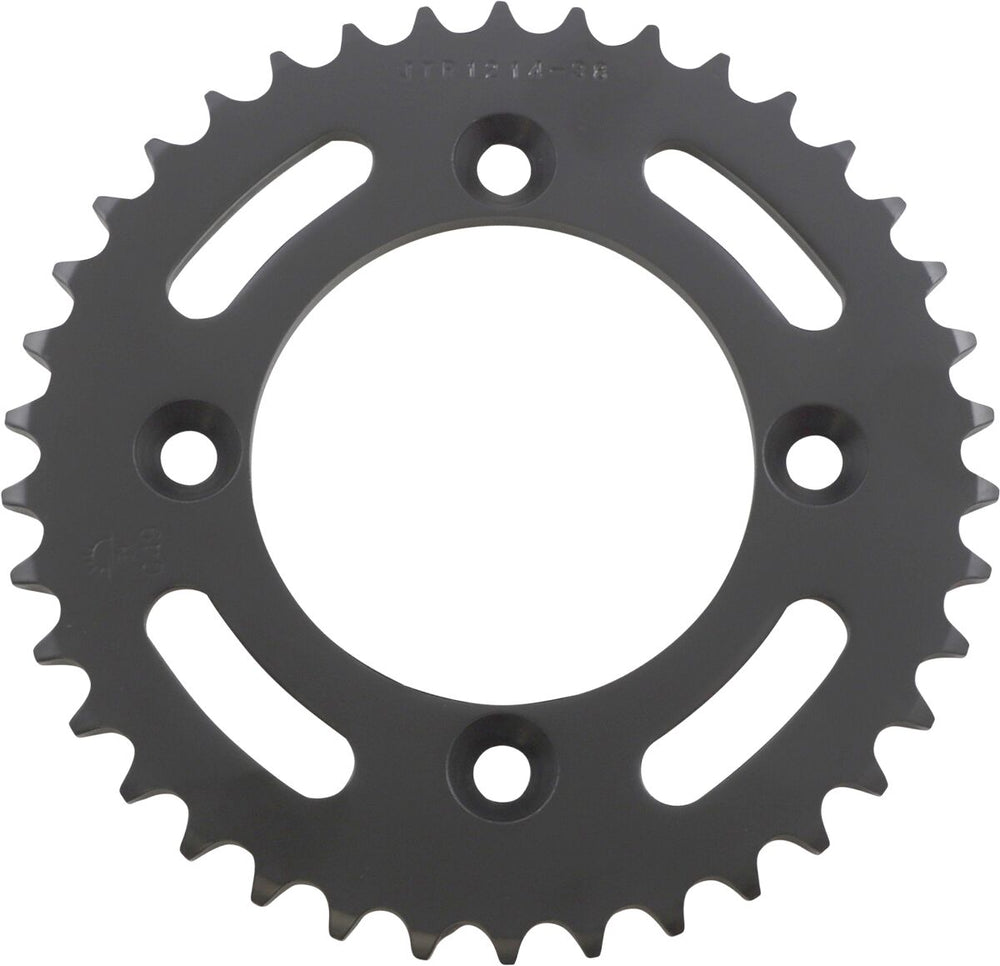 Couronne acier JT Sprockets Pignon Arrière 38T 420 pour Honda CR 60 R, CR 80 R, CRF 110 F et 4 autres modèles — réf 12101342