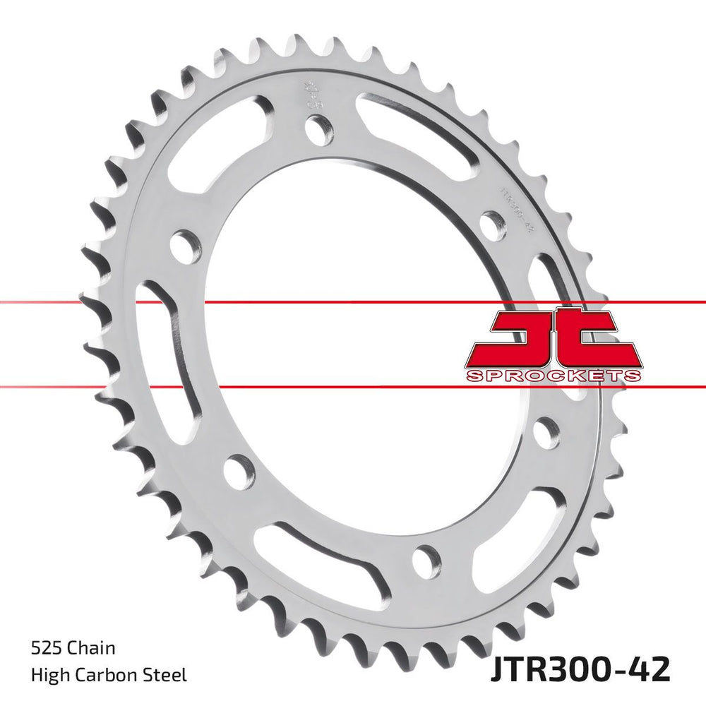JT Sprockets Pignon Arrière T42 525 BLK