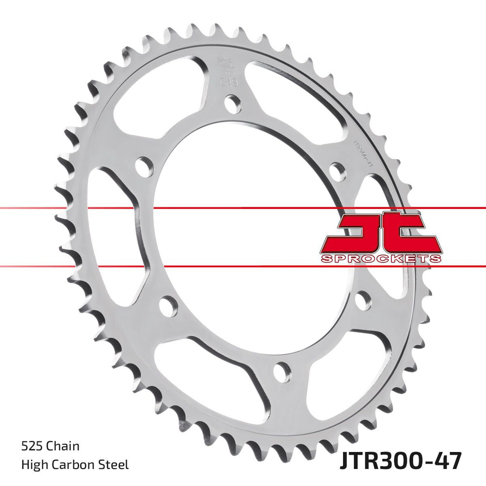JT Sprockets Pignon Arrière 47T 525 BLK