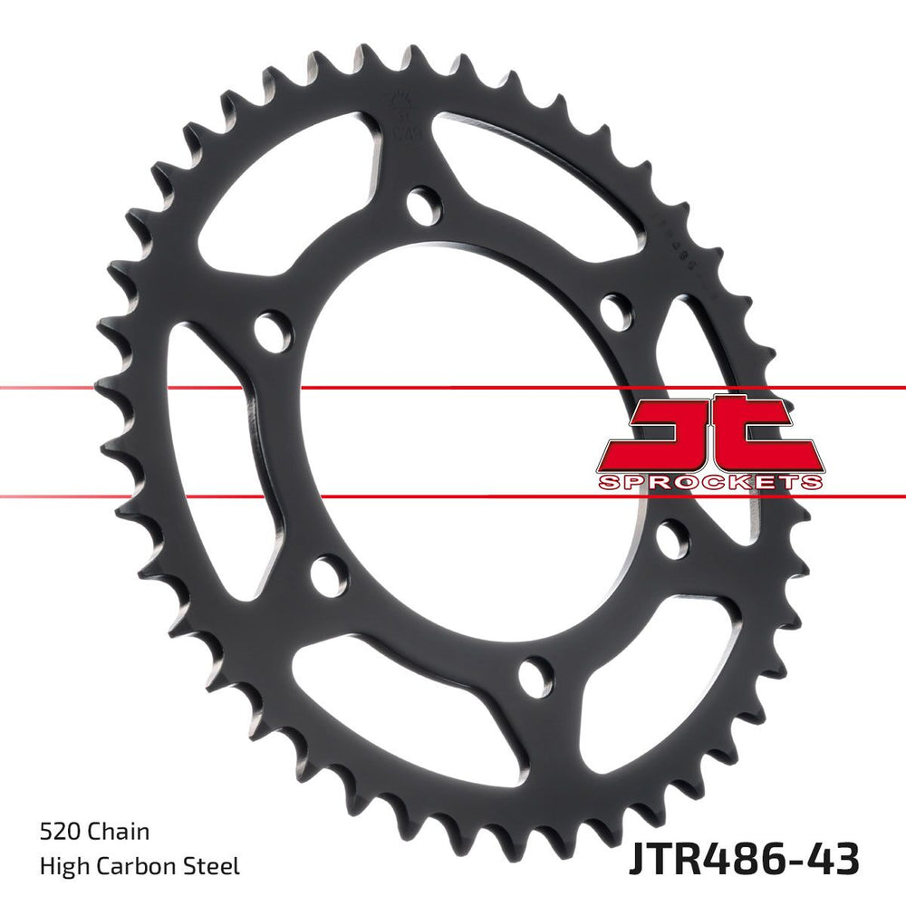 JT Sprockets Pignon Arrière 43T 520 BLK