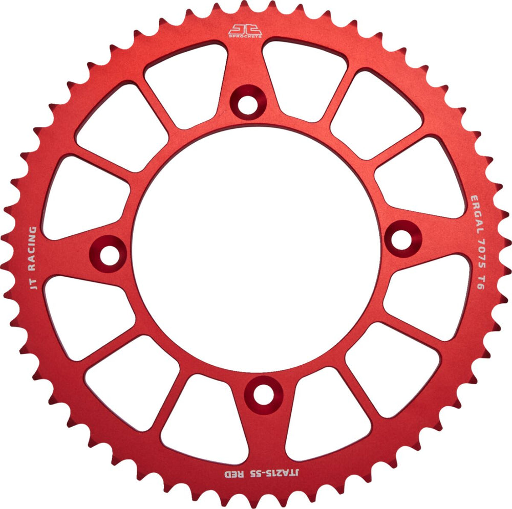 JT Sprockets Pignon RL 55T Hon Rouge