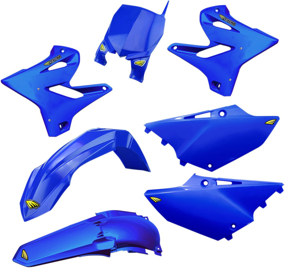 Garde-boue tout-terrain Cycra Coque Kit P-flow YZ 15-19 BL pour Yamaha YZ 125, YZ 125 X, YZ 250 et 1 autres modèles — réf 14031633
