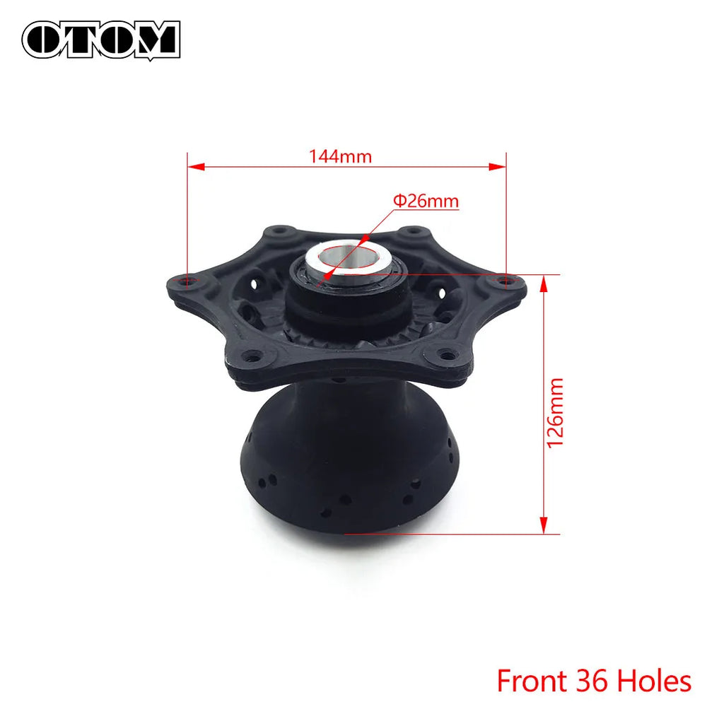 Otom 2003-2005 moto avant roue hub 36 hole rim spoke pour KTM EXC MXC SX SXS MXC 125 200 250 300 450 525 540 660 Moto tout-terrain