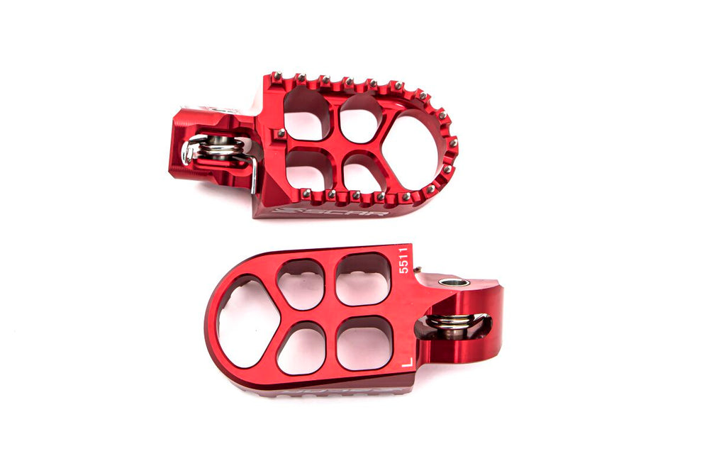 Scar Repose-pied Evo GasGas Rouge