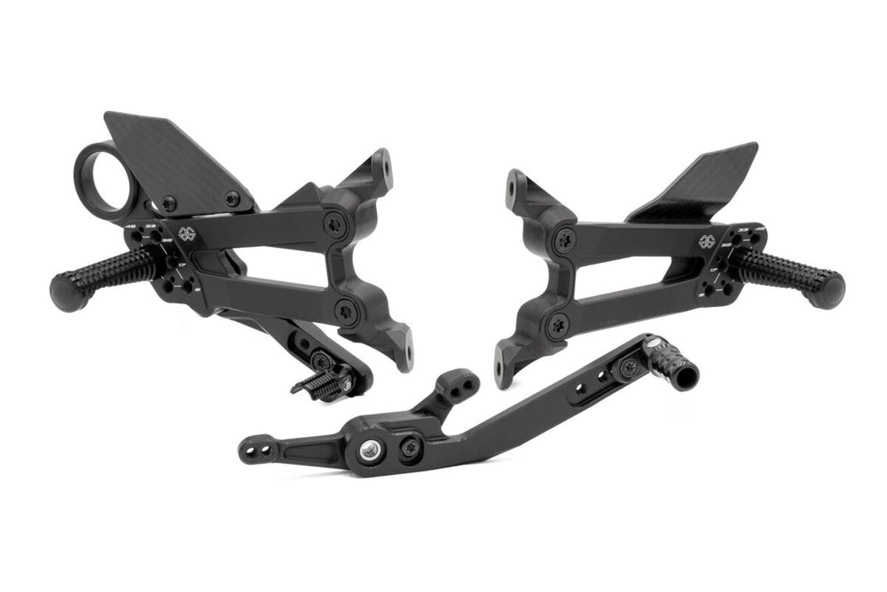 Gilles Tooling Rearset FXR Black-dull BMW