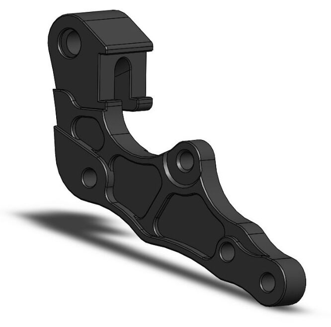 Moto-Master Étrier Adaptateur Origine 298MM Disque