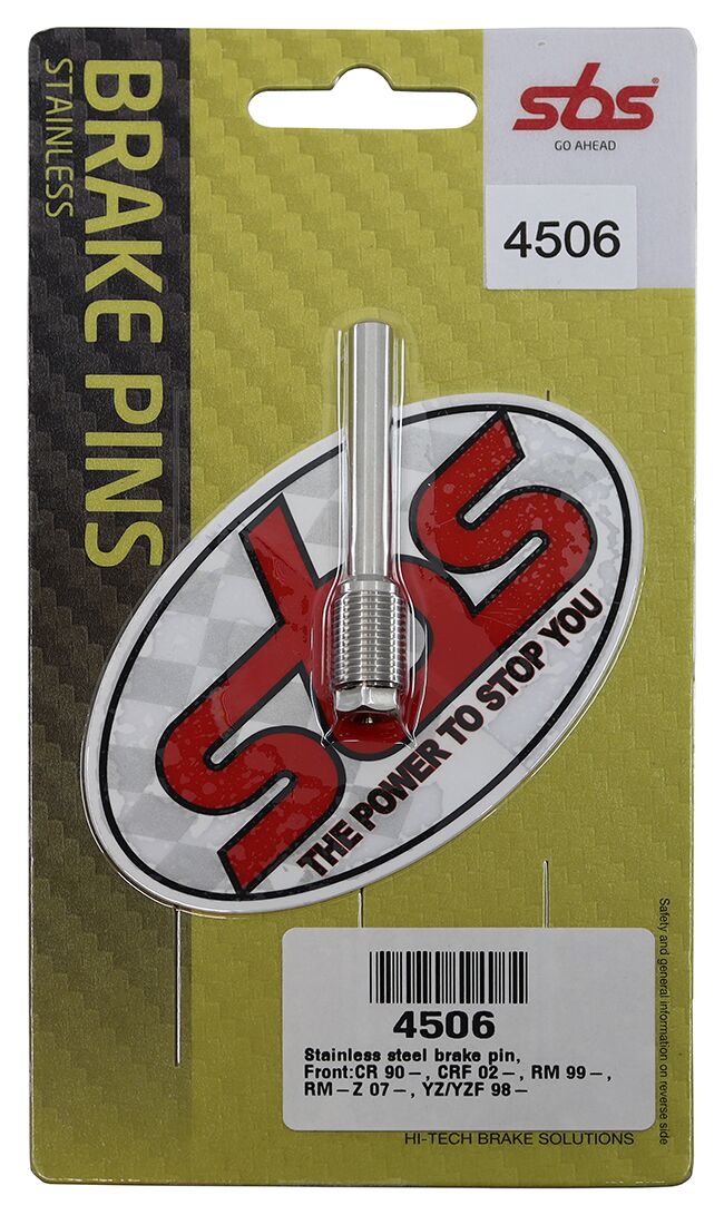 Kit de réfection d'étrier SBS Frein Pin — réf 17020702