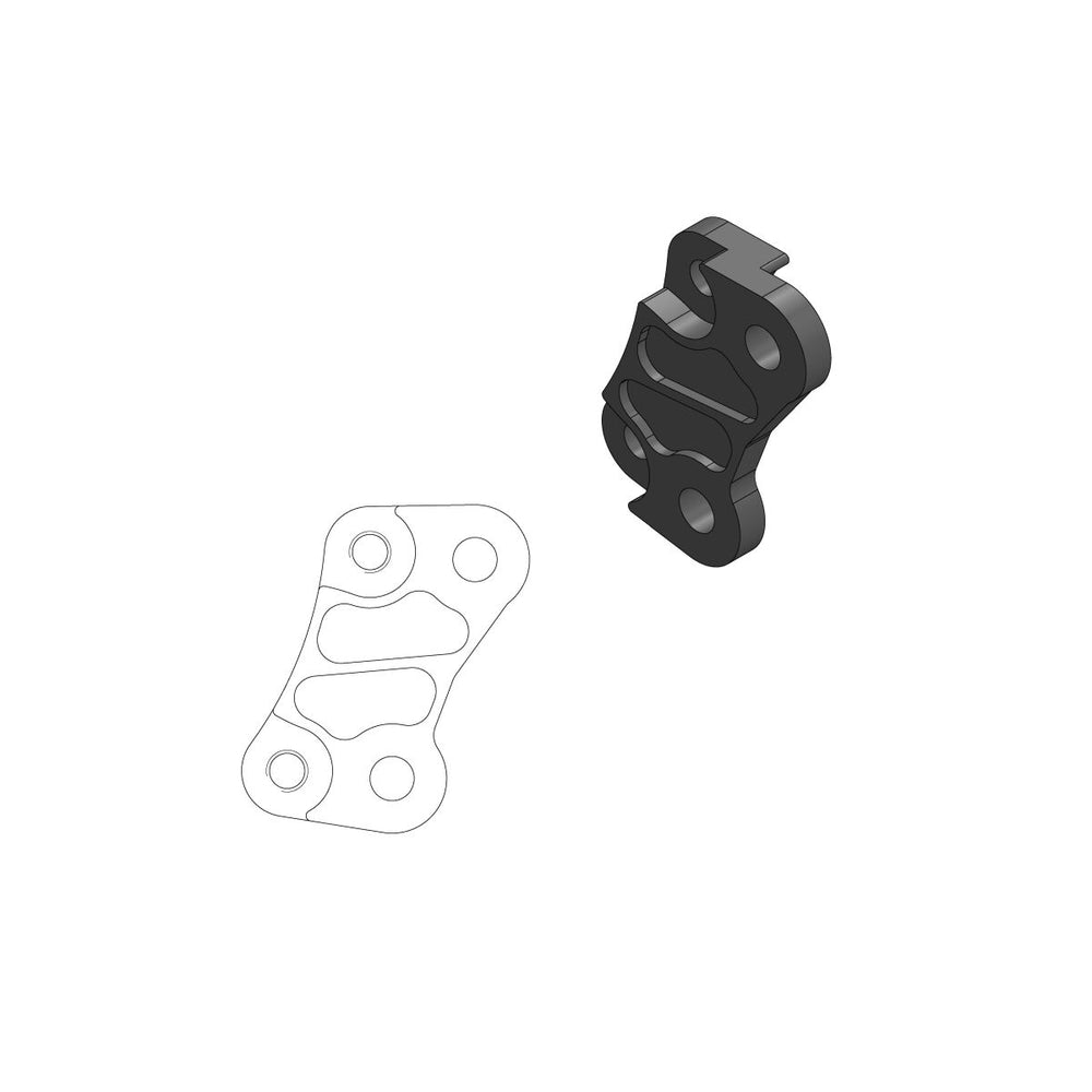 Moto-master Supports adaptateurs pour kit disque flottant 260 mm