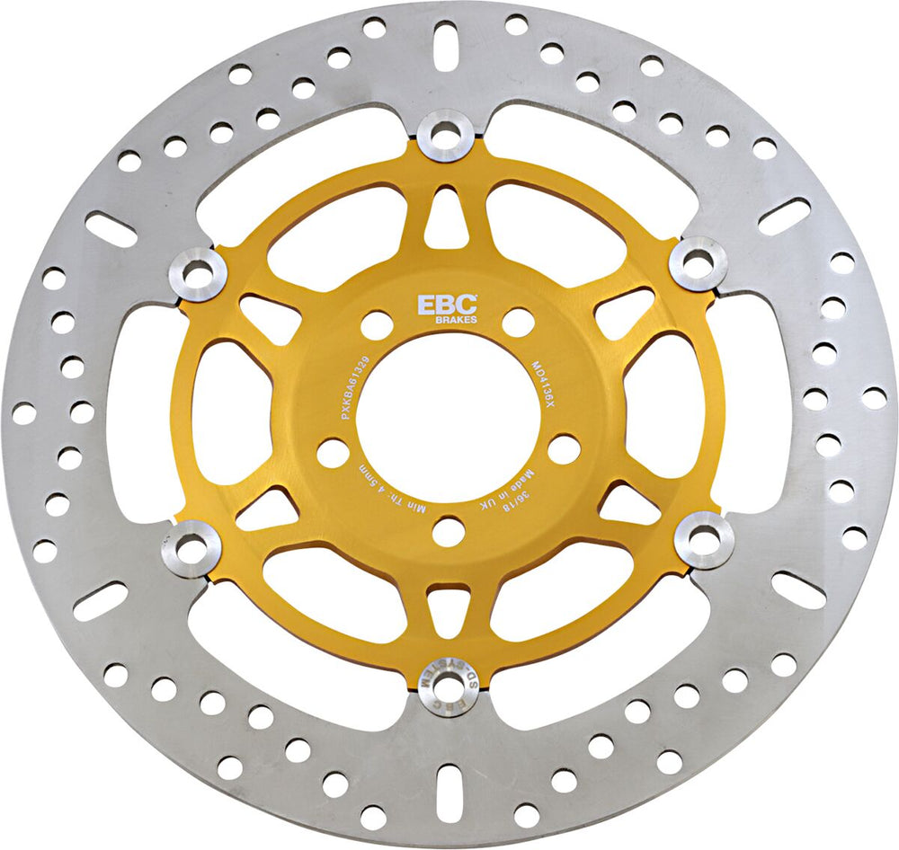 Disque de frein route EBC FLT Series RND pour Kawasaki ZX-6 600, ZX-6 R 600, ZX-6 R 636 et 1 autres modèles — réf 17100488