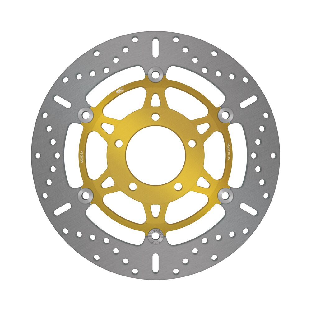 Disque de frein route EBC FLT Series RND pour Triumph DAYTONA 955 I, Triumph ROCKET III 2300, Triumph ROCKET III 2300 ABS et 5 autres modèles