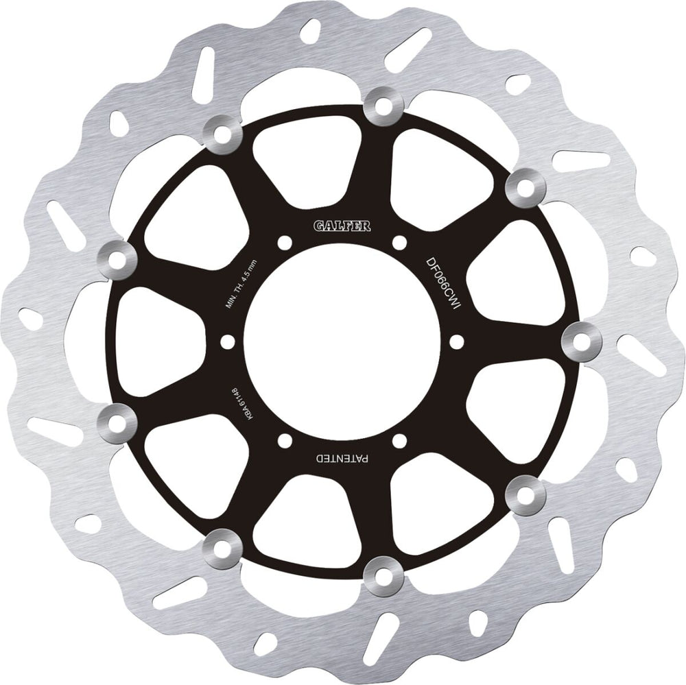 Disque de frein route Galfer Float Wave Gauche pour Honda CBR 929 RR et CBR 954 RR — réf 17103775