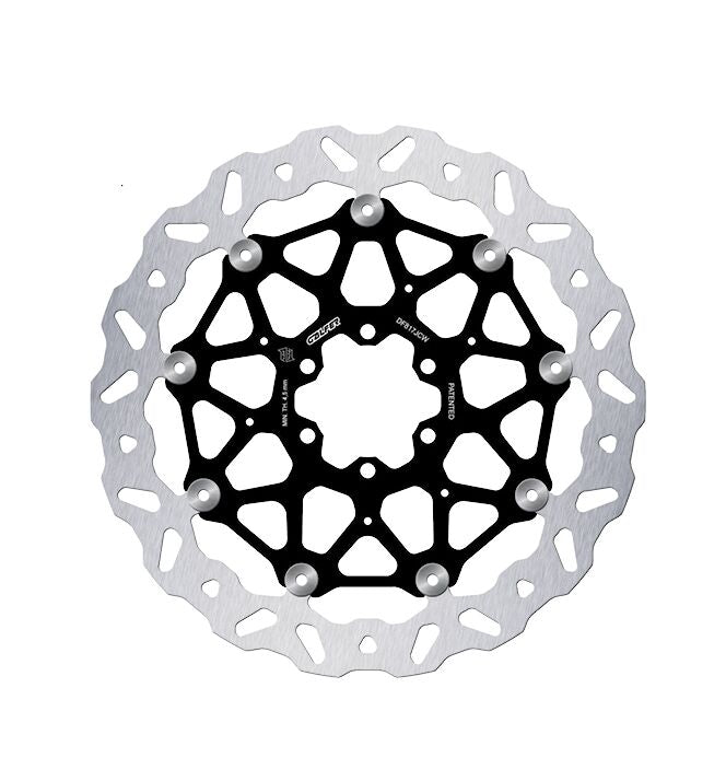 Disque de frein route Galfer Wave Floatech pour Moto Guzzi AUDACE 1400 ABS, Guzzi AUDACE 1400 CARBON ABS et 3 autres modèles — réf 17104829