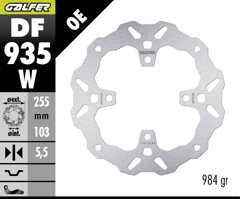 Galfer Frein Disque Fixe Wave RR