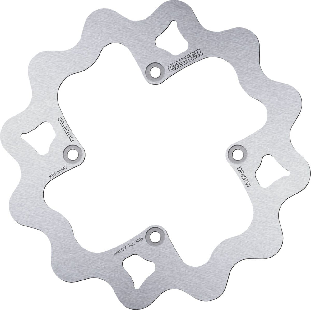 Disque de frein tout-terrain et quad Galfer Fixe Wave pour Yamaha YZ 65, YZ 80, YZ 80 LW et 2 autres modèles — réf 17111641