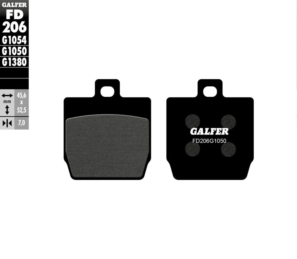 Galfer Frein Plaquette Semi Metal Scooter