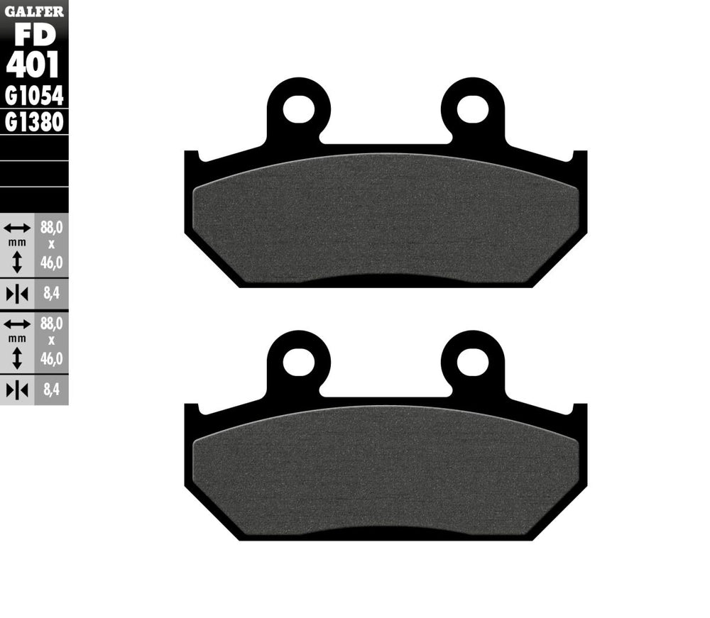 Galfer Plaquettes de frein semi-métalliques