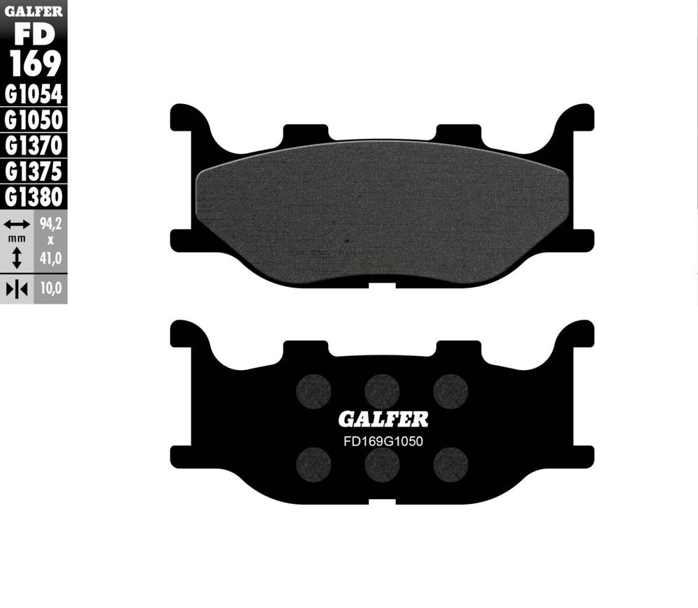 Galfer Frein Plaquette Semi Metal Scooter