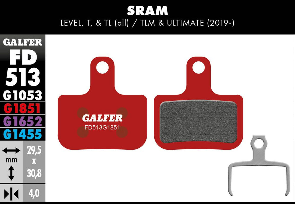 Galfer Frein Plaquette Advanced