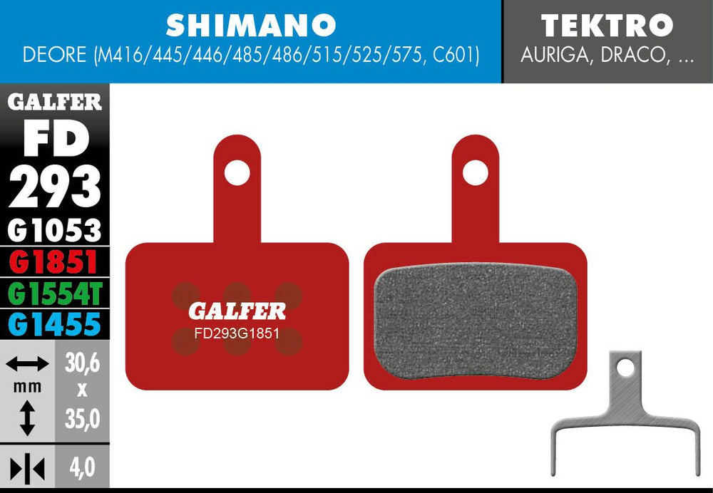Galfer Frein Plaquette Advanced