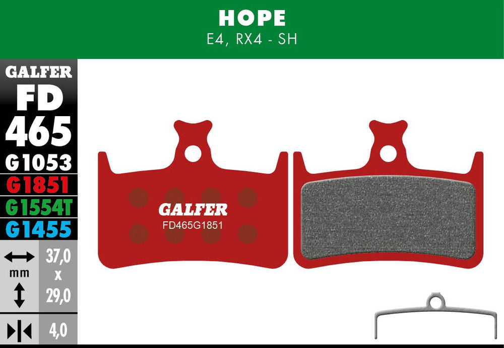 Galfer Frein Plaquette Advanced