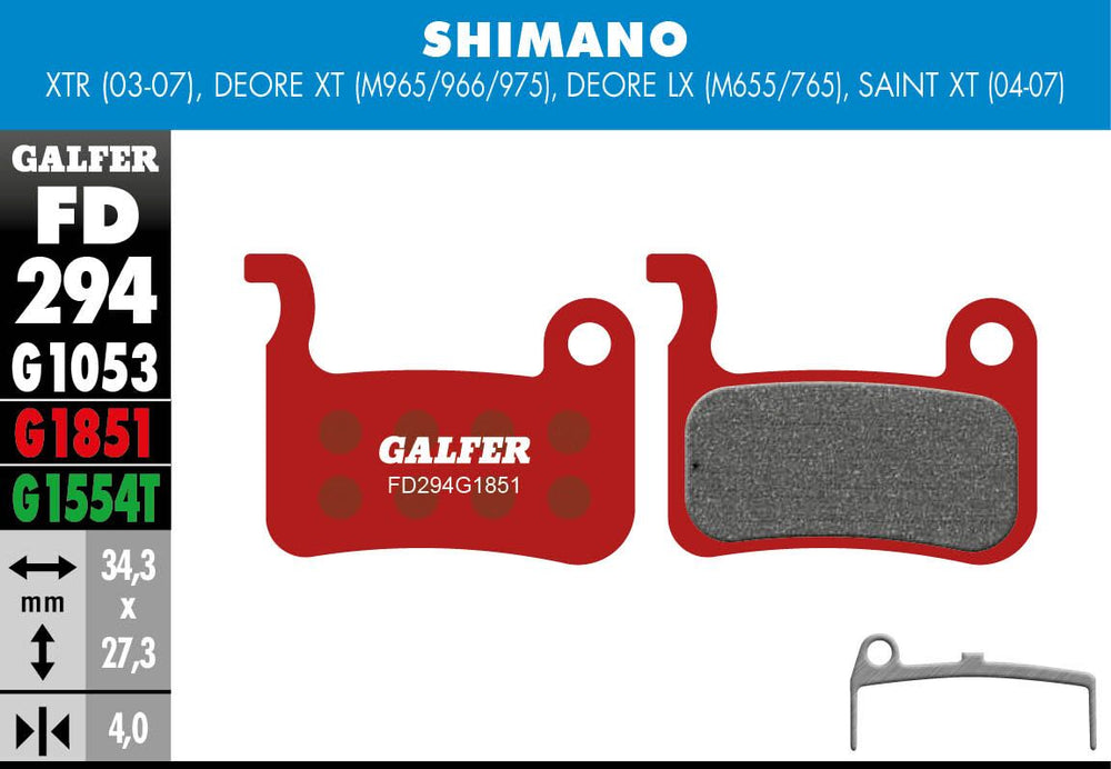 Galfer Plaquettes de frein élaborées G1851