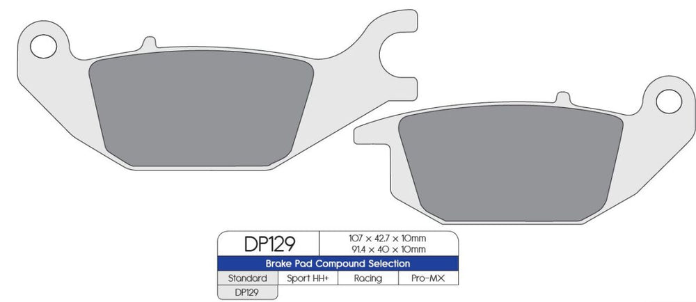 DP Brakes Frein Plaquette Hon